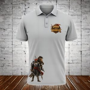 Maharana Pratap ji printed polo tshirt